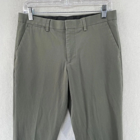 Express Pants Men's Sz 29X34 Stone Gray Extra Slim Stretch Midrise Dress Pants - Picture 6 of 10